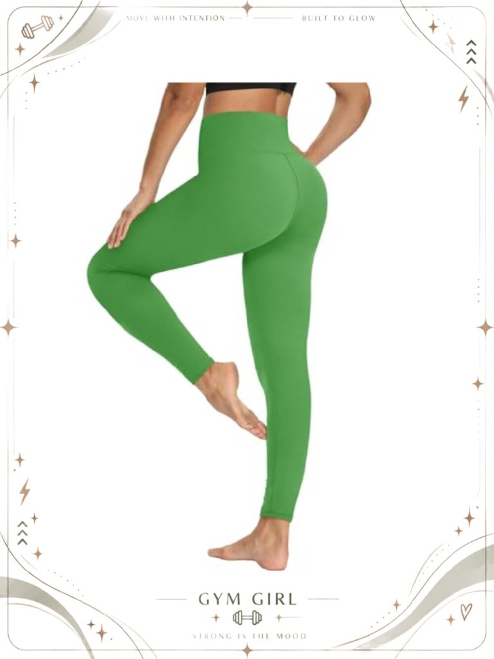 High Waisted Yoga Leggings Tummy Control Compression Workout Pants